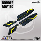 Hayaidesu ADV 150 Step Floor Boardrest Karpet Motor ADV 150 Bordes -  Premium Quality