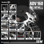 Hayaidesu Honda ADV 160 (2022-2024) Full Set Body Protector Cover