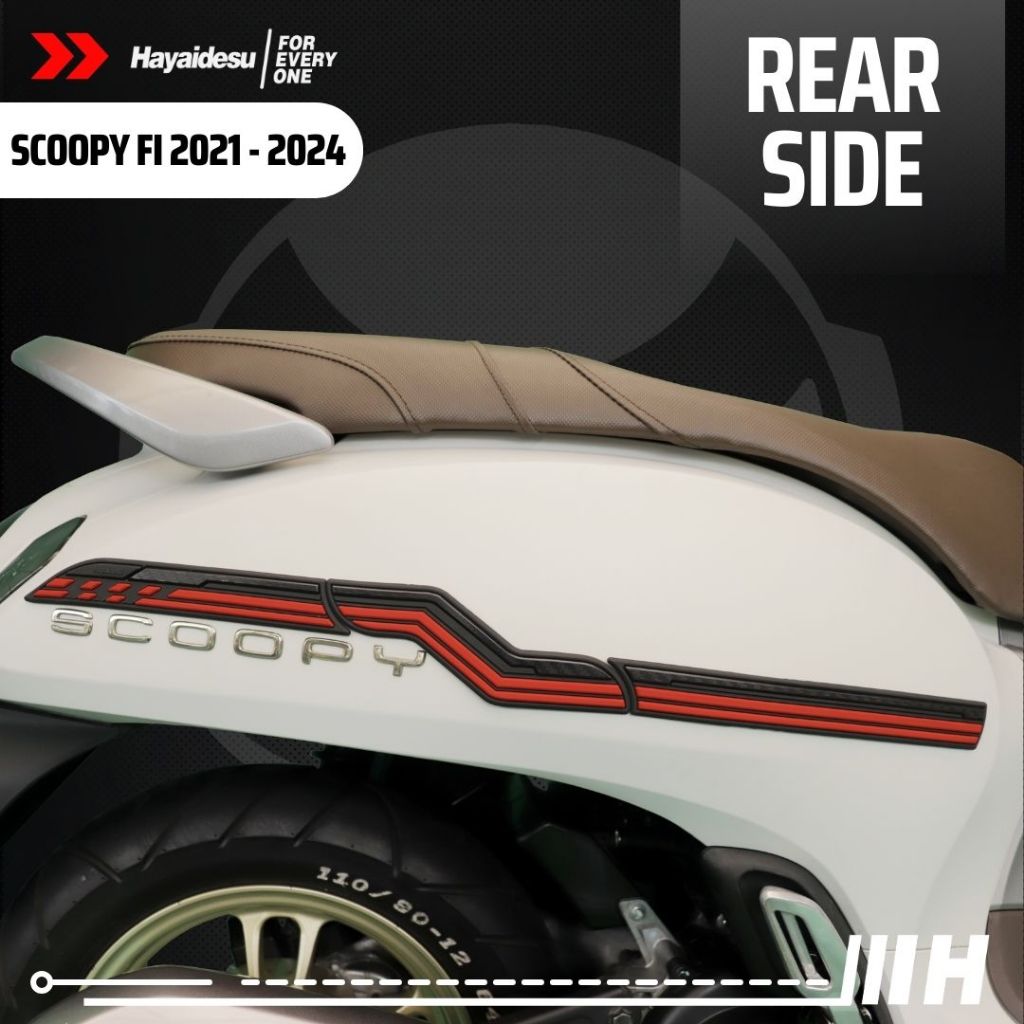 Hayaidesu New Scoopy 2021 - 2024 Body Protector Rear Side Cover