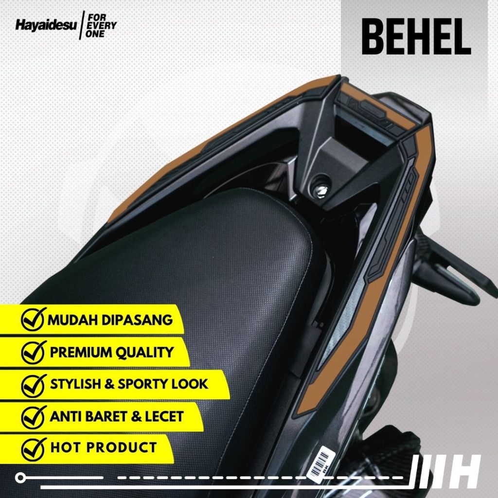Hayaidesu Vario FI / Click 160 Behel Pillion Grip Body Protector Cover