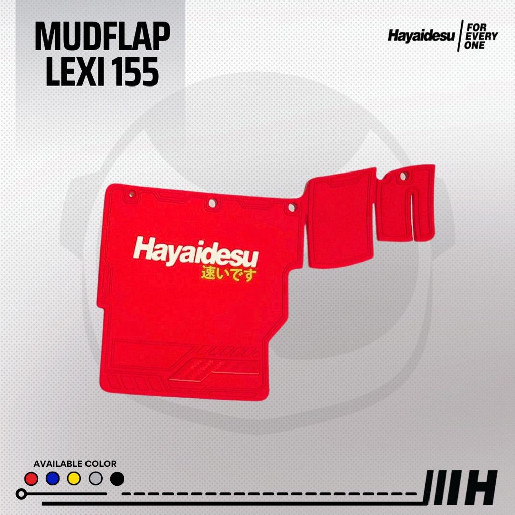 Hayaidesu Mud Flap LEXI LX 155 Penahan Lumpur Mudflap LEXI LX 155
