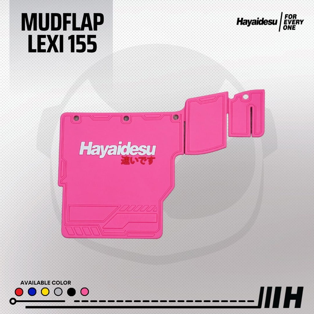 Hayaidesu Mud Flap LEXI LX 155 Penahan Lumpur Mudflap LEXI LX 155