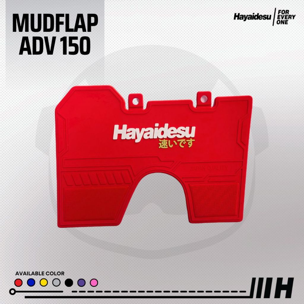 Hayaidesu Honda ADV 150 Mudflap Penahan Lumpur - PREMIUM
