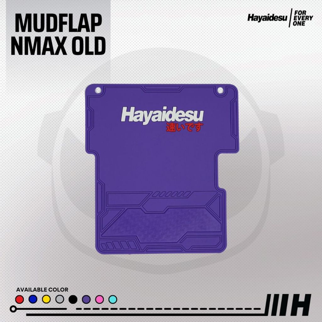 Hayaidesu Mudflap Yamaha NMAX OLD 2015-2019 Aksesoris Variasi Penahan Lumpur - PREMIUM