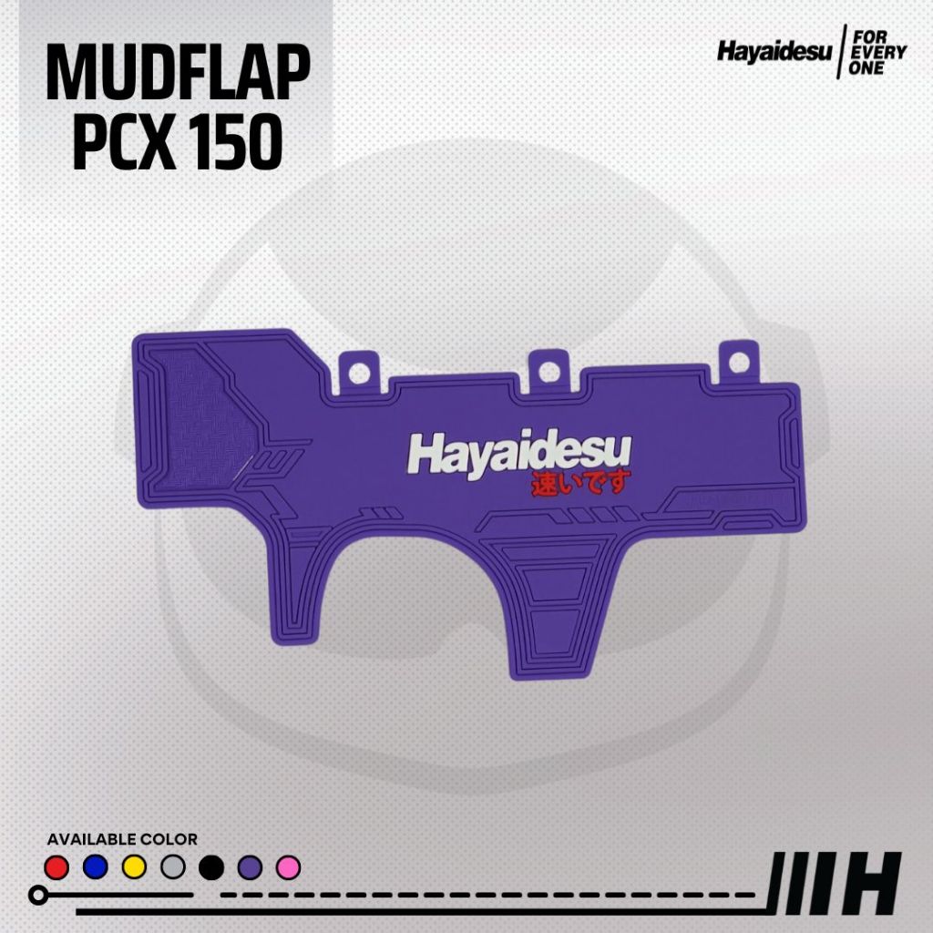 Hayaidesu PCX 150 Mudflap Penahan Lumpur - PREMIUM