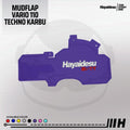 Hayaidesu Mudflap Honda Vario 110 Techno Karbu Aksesoris Variasi Penahan Lumpur