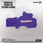 Hayaidesu Mudflap Honda Vario 110 Techno Karbu Aksesoris Variasi Penahan Lumpur