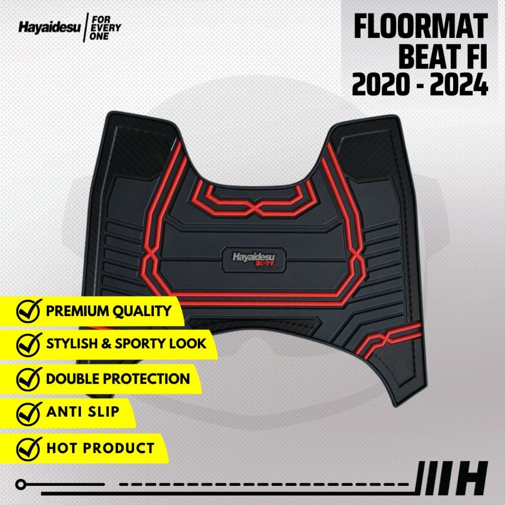 Hayaidesu BEAT (2020-2024) Deluxe/Street Karpet Motor Floor Mat - Premium Quality