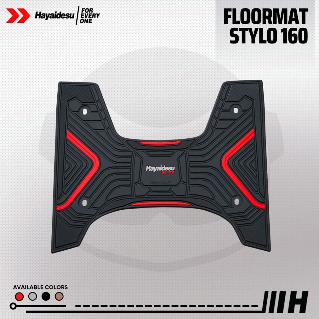 Hayaidesu  Honda Floor Mat Stylo 160 Karpet Motor Floor Mat - Premium Quality