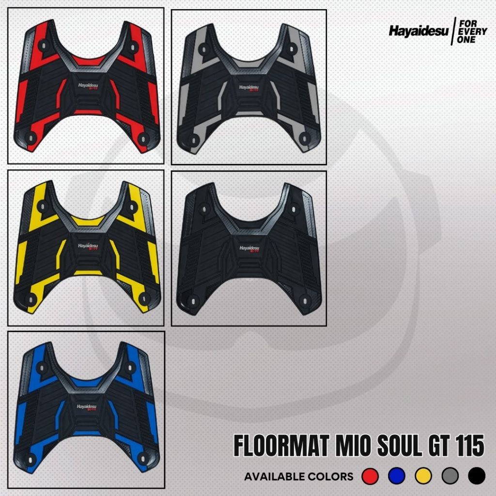 Hayaidesu Karpet Motor Floor Mat Mio Soul GT 115 - Premium Quality