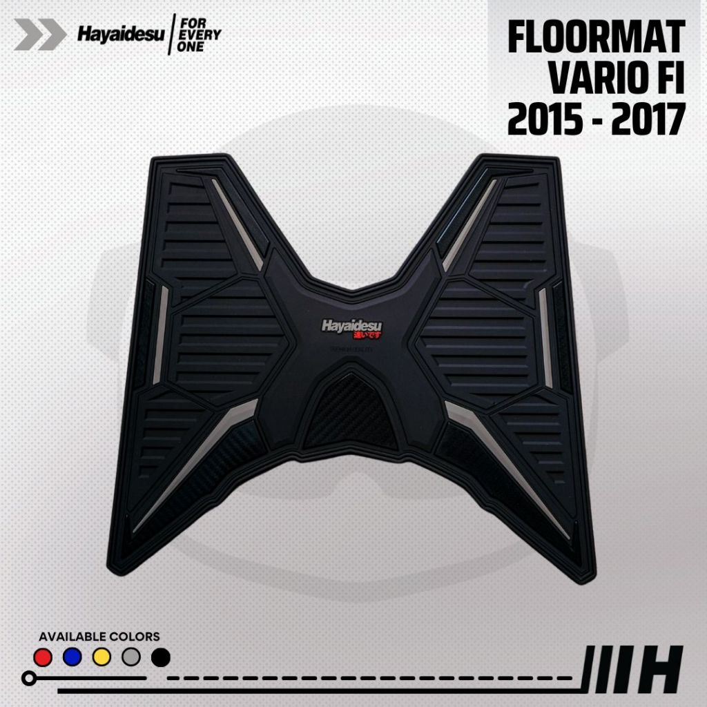 Hayaidesu Floor Mat Vario Fi 125/150/ Led Old (2015-2017) Karpet Motor - Premium Quality