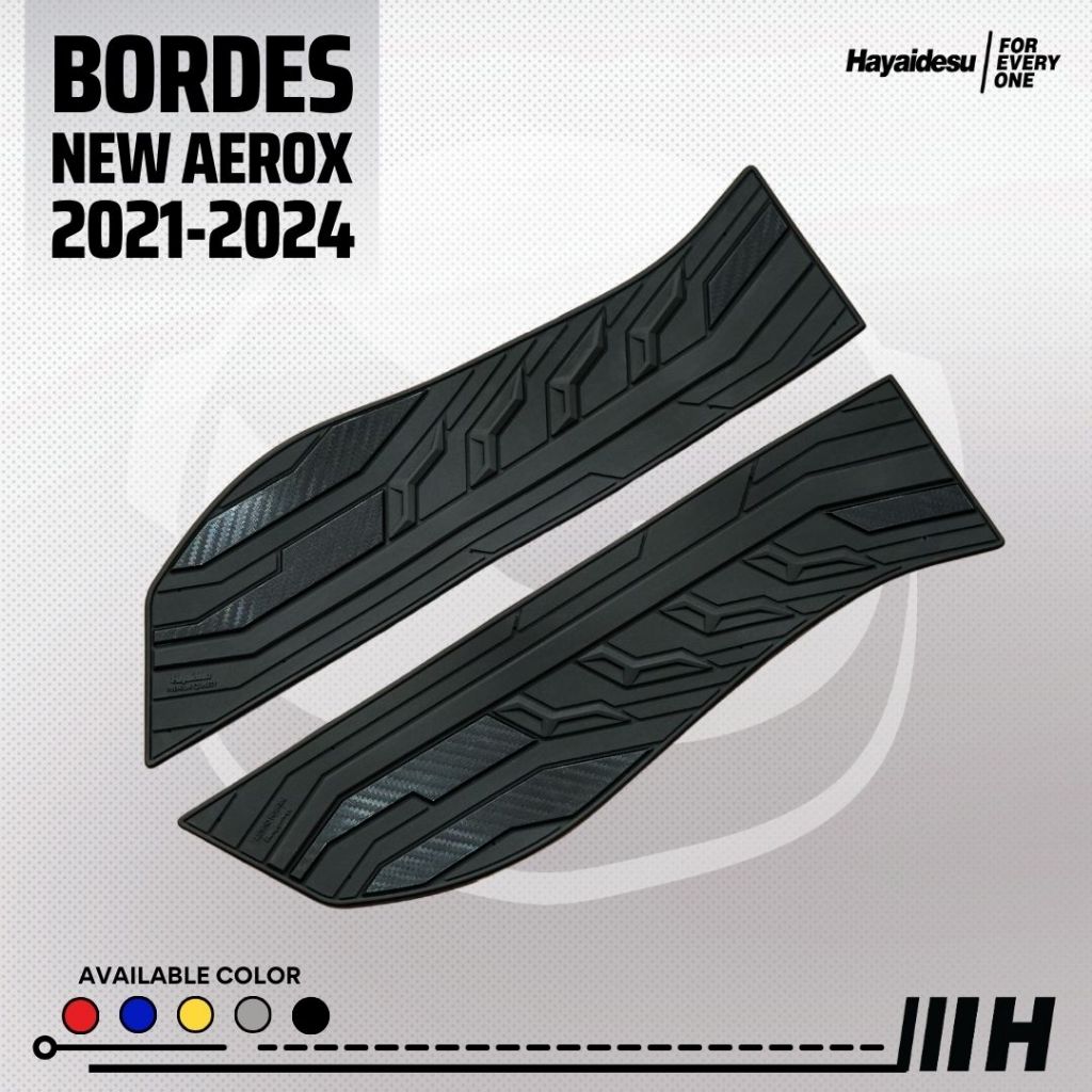Hayaidesu Floor Step Boardrest Karpet Motor AEROX NEW CONNECTED Bordes -  Premium Quality