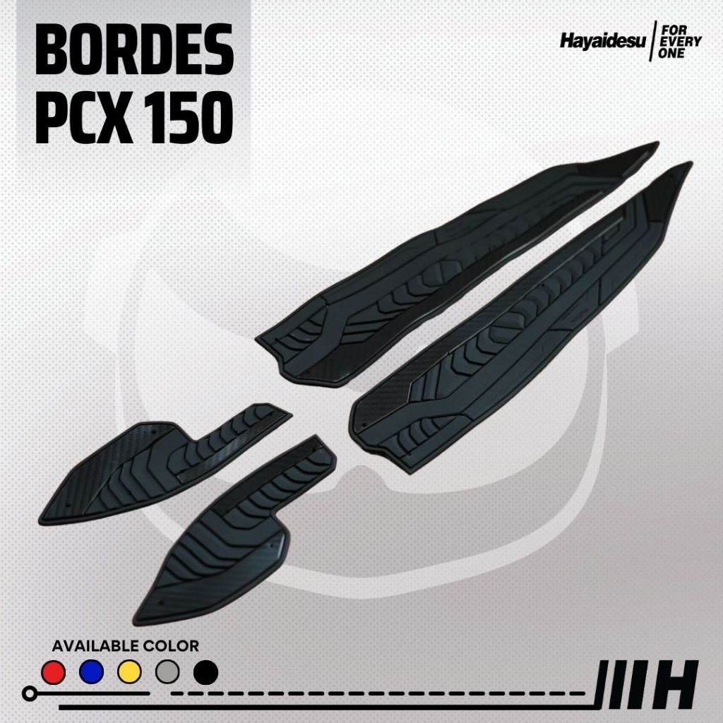 Hayaidesu PCX 150 Step Floor Boardrest Karpet Motor PCX 150 Bordes -  Premium Quality