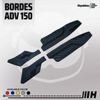 Hayaidesu ADV 150 Step Floor Boardrest Karpet Motor ADV 150 Bordes -  Premium Quality