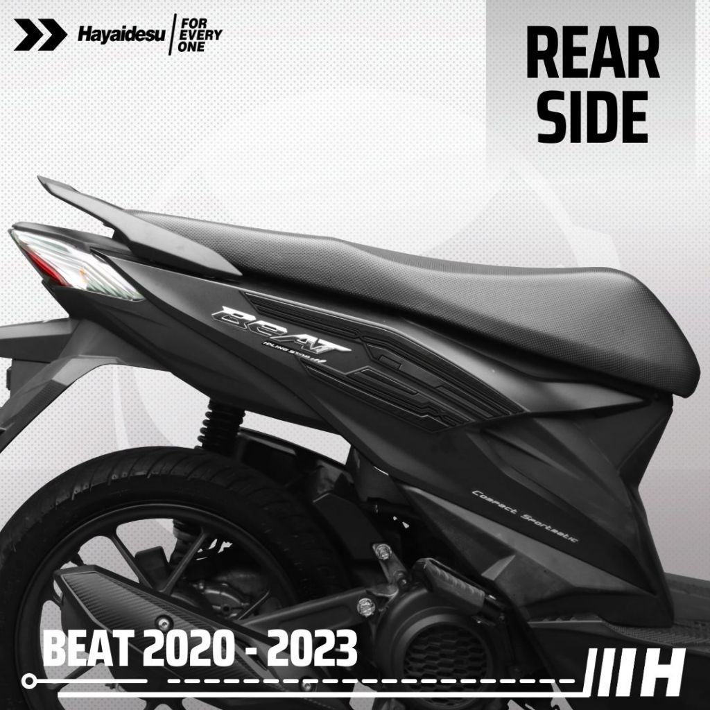 Hayaidesu BEAT 2020-2023 Deluxe / Street Body Protector Rear Side Cover