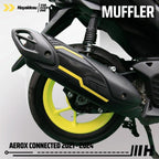 Hayaidesu AEROX Connected 2021-2024 Body Protector Muffler Knalpot Cover