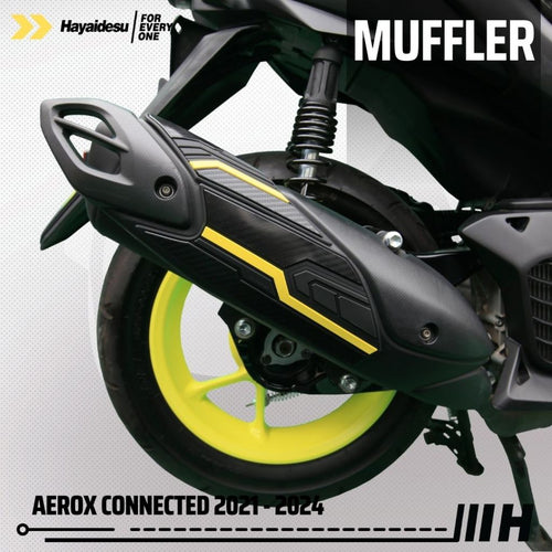 Hayaidesu AEROX Connected 2021-2024 Body Protector Muffler Knalpot Cover
