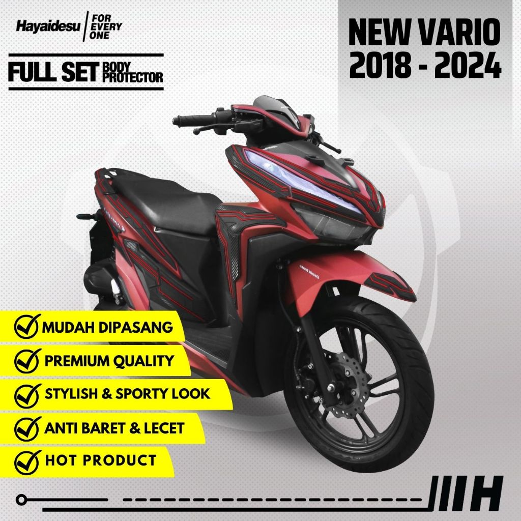 Hayaidesu New Vario Click 2018-2022 Body Protector Full Set Cover