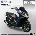Hayaidesu Full Set Body Protector Honda PCX 150 Aksesoris Decal Variasi Carbon Pelindung Body PCX150