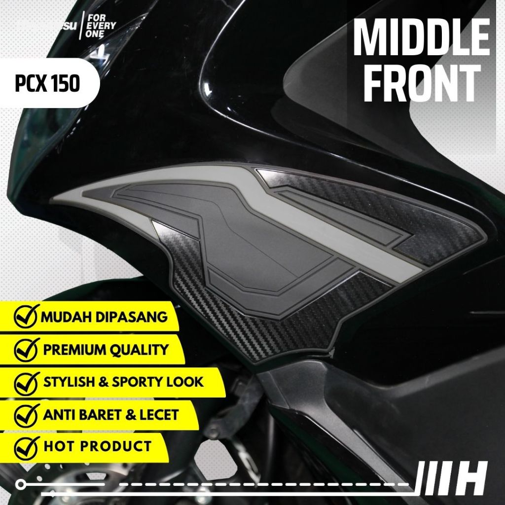 Hayaidesu PCX 150 Body Protector Middle Front Cover New Version