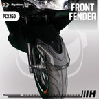 Hayaidesu Front Fender Protector Cover PCX 150 Aksesoris Decal Variasi Carbon Pelindung Spakbor