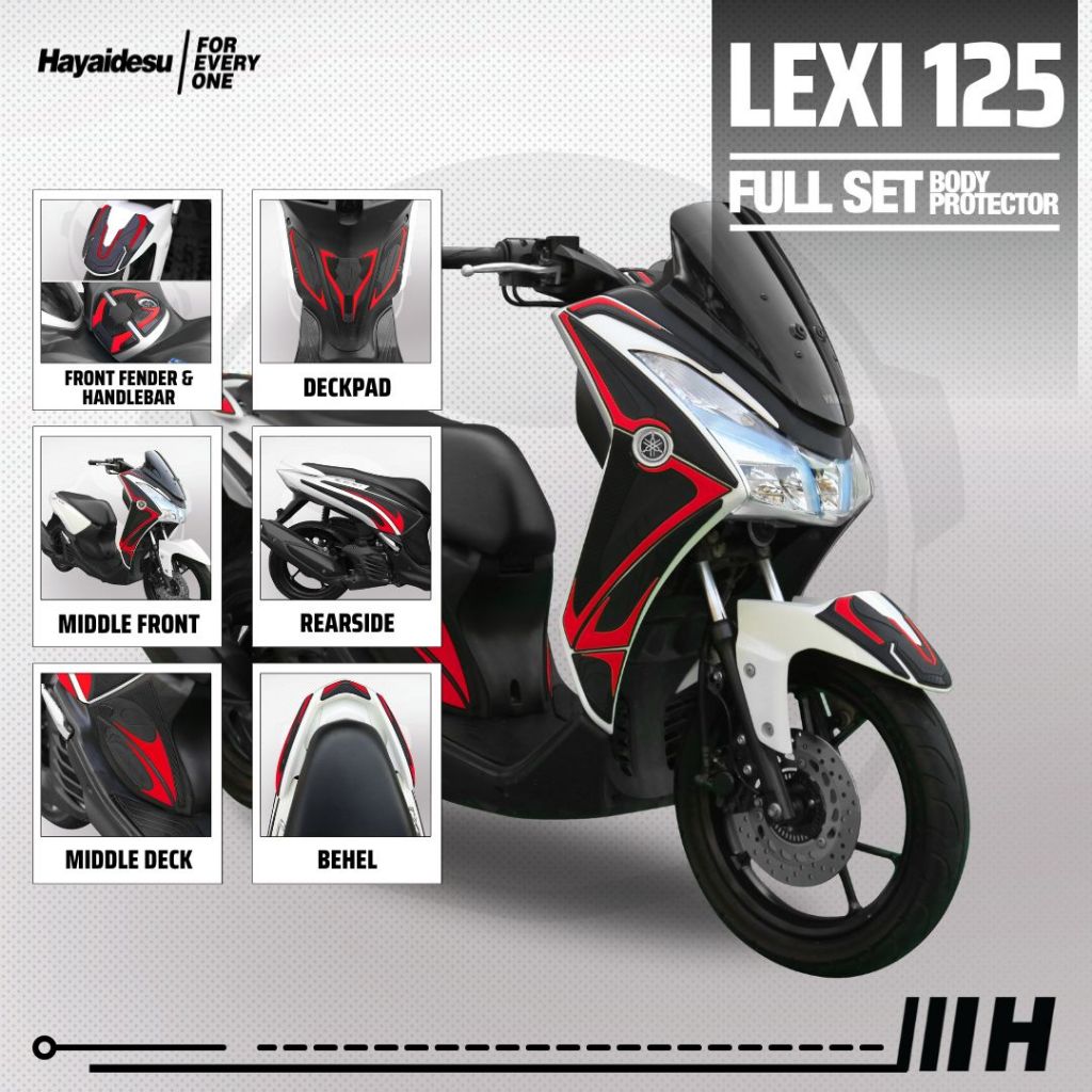 Hayaidesu Body Protector LEXI 125 Full Set Body Cover