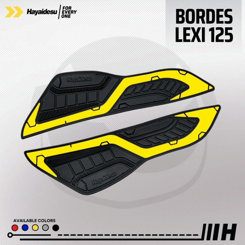 Hayaidesu LEXI 125 Floor Step Boardrest Karpet Motor LEXI 125 Bordes -  Premium Quality