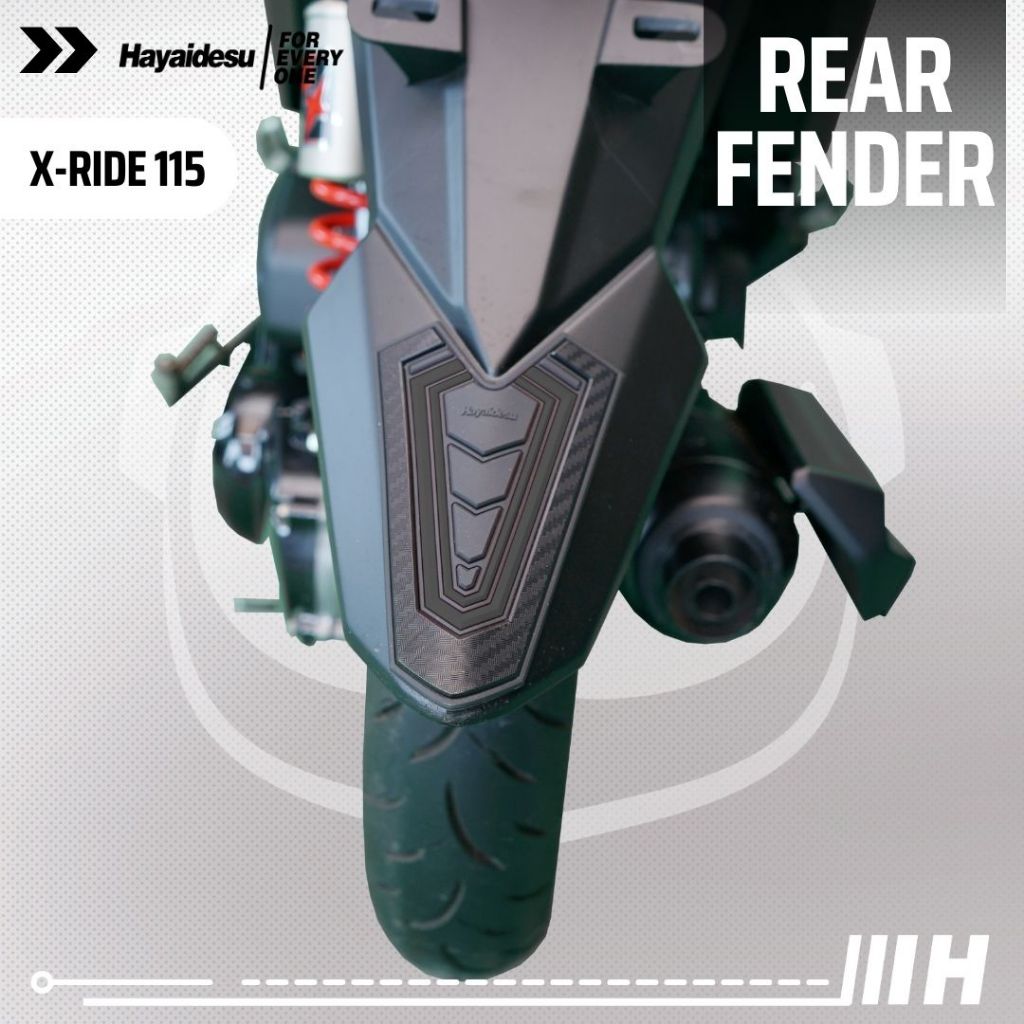 Hayaidesu XRIDE 115 Body Protector Rear Fender Cover