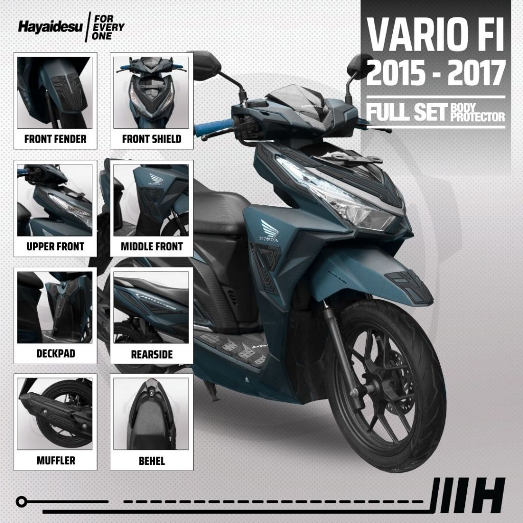 Hayaidesu VARIO FI / Click 2015-2017 Body Protector Full Set Cover