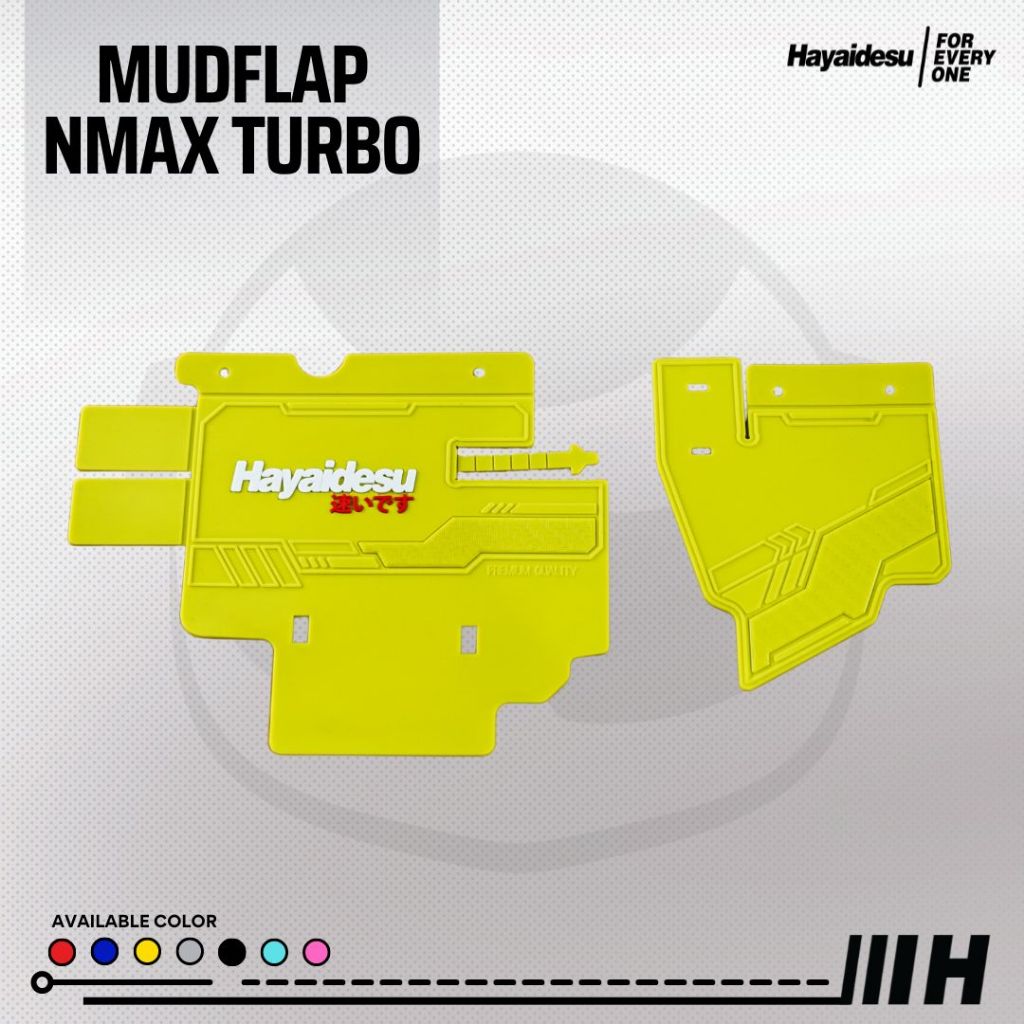 Hayaidesu NMAX TURBO Mudflap Penahan Lumpur - PREMIUM