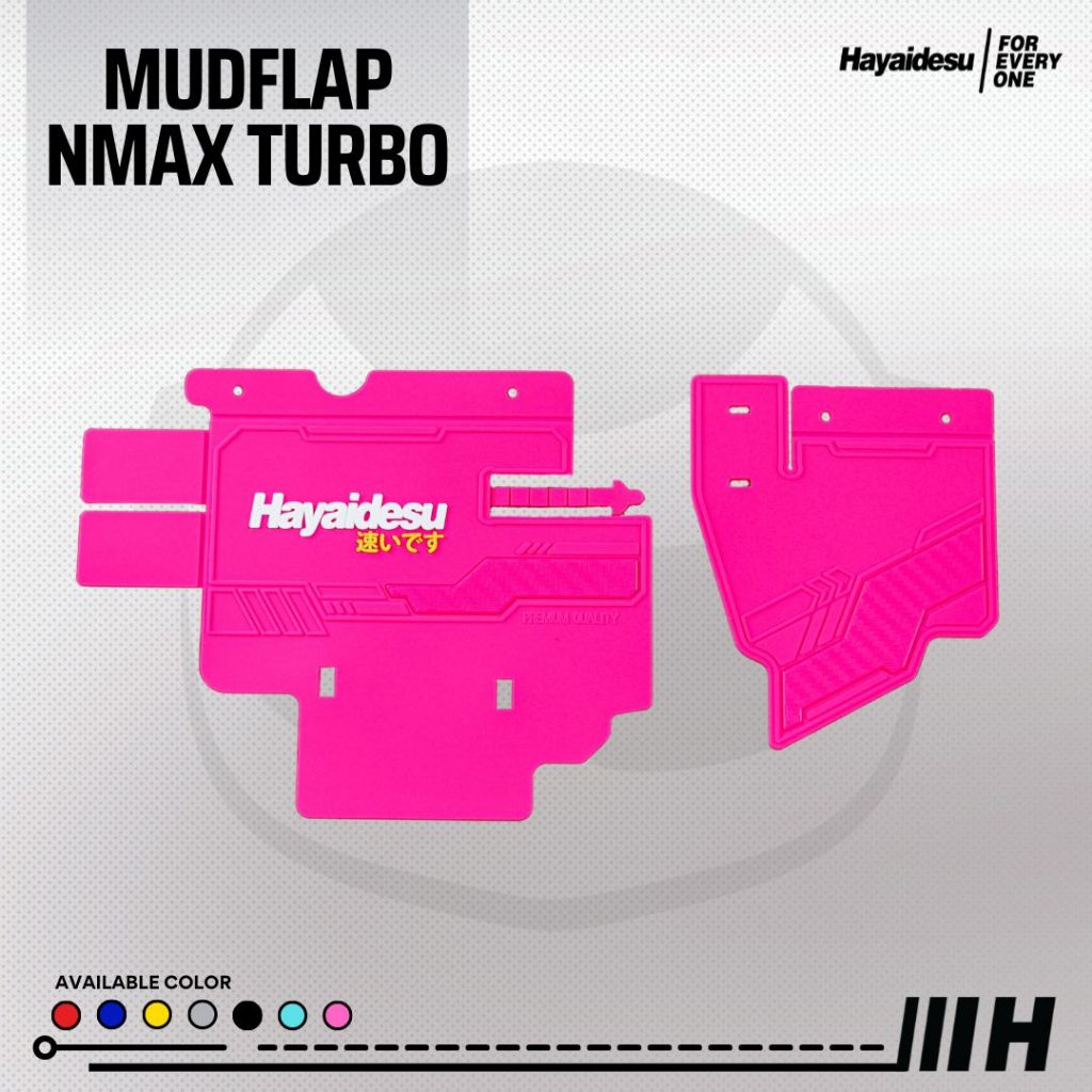 Hayaidesu NMAX TURBO Mudflap Penahan Lumpur - PREMIUM