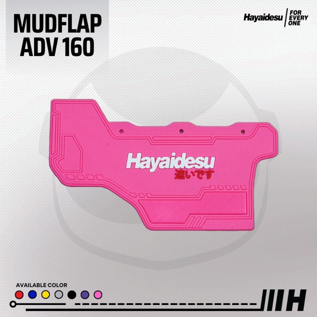 Hayaidesu Mud flap ADV 160 (2022-2026) Penahan Lumpur - PREMIUM