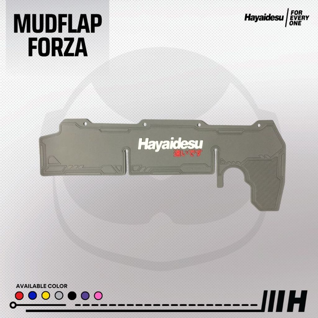 Hayaidesu Mud Flap Penahan Lumpur FORZA - Premium Quality