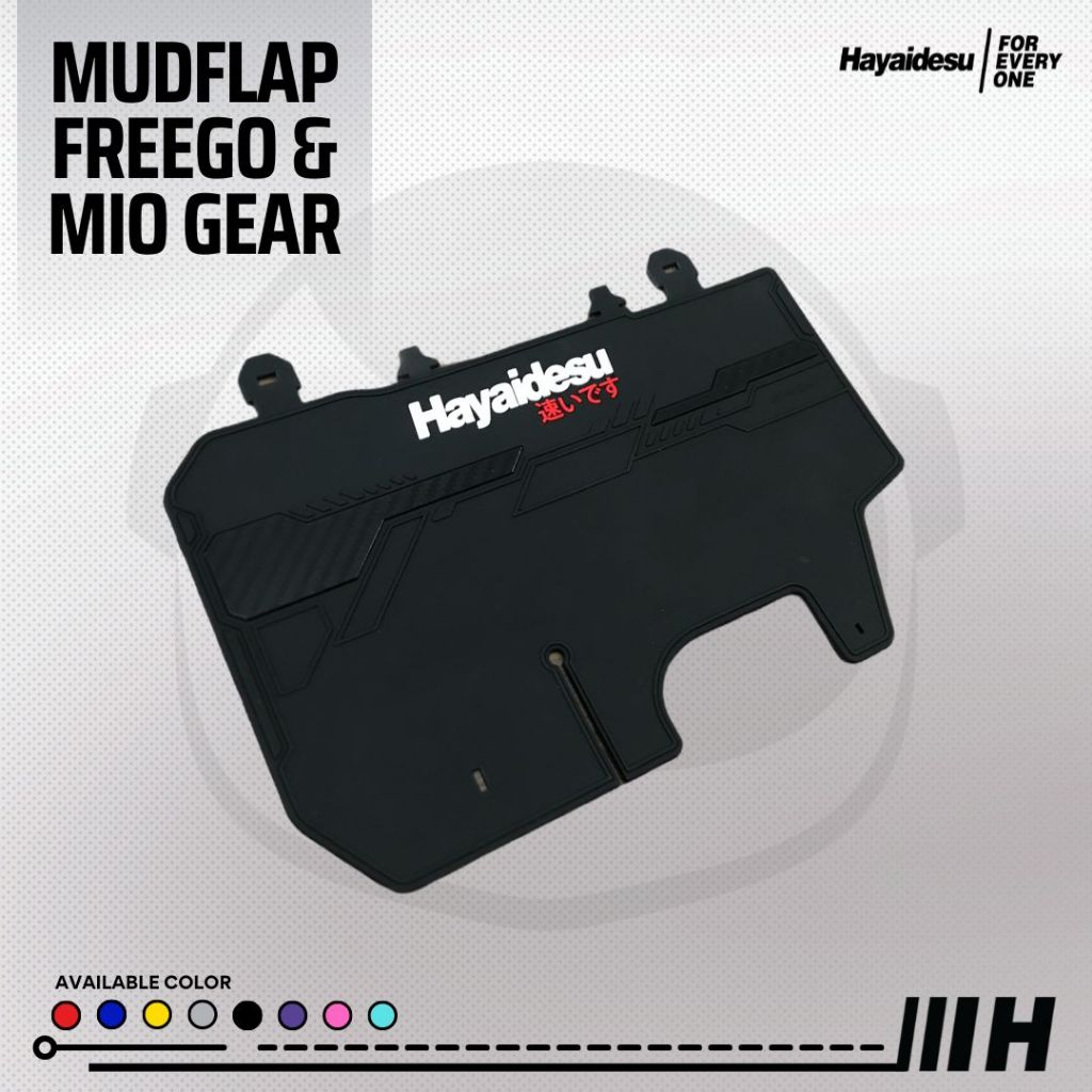 Hayaidesu MudFlap FREEGO / Mio GEAR Penahan Lumpur FREEGO / Mio GEAR Aksesoris Variasi
