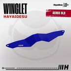 Hayaidesu Winglet Bawah Aerox OLD (2016-2020) - Steel Material Sporty Look High Quality