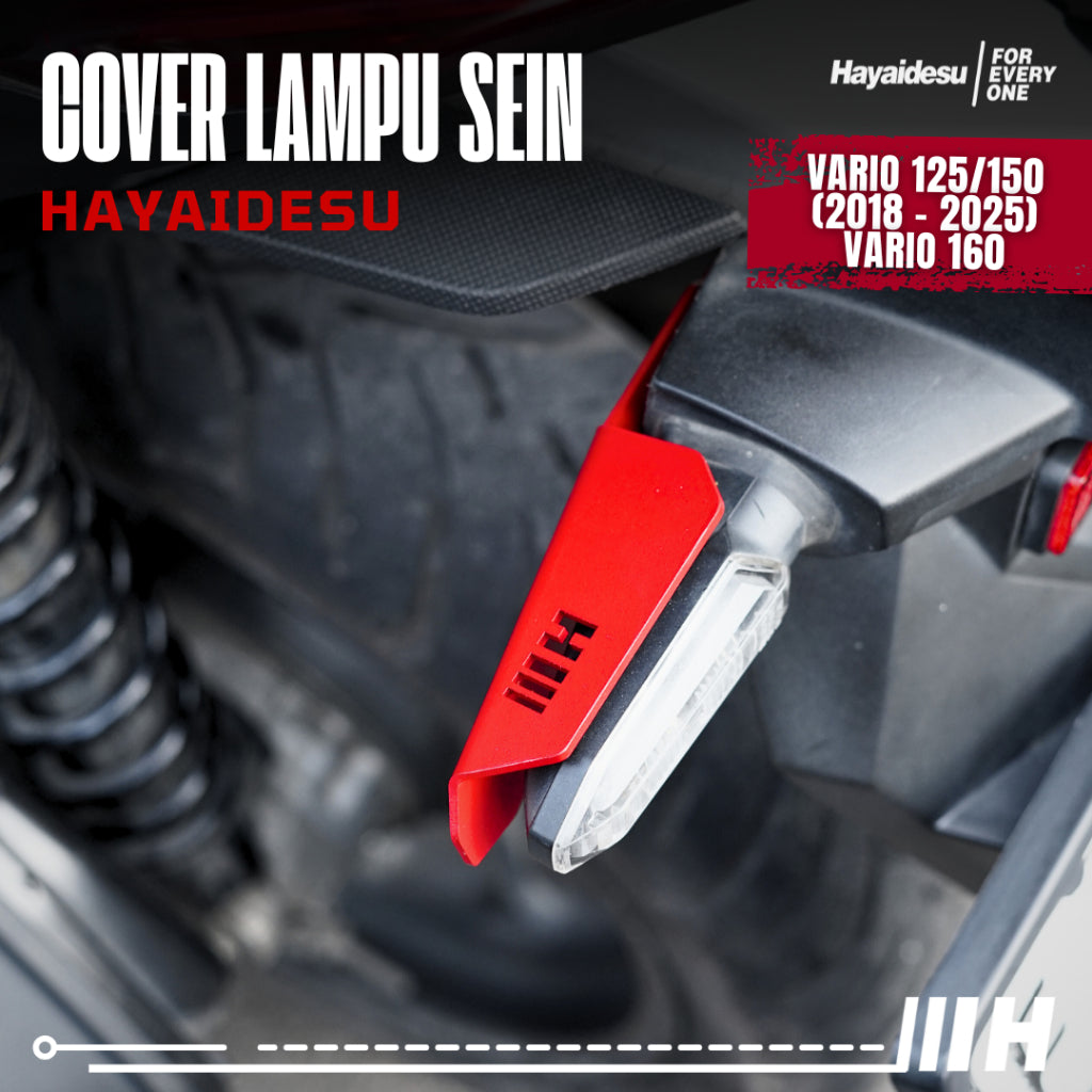Hayaidesu Cover Pelindung Lampu Sein Belakang VARIO 125/150 (2018-2025) VARIO 160