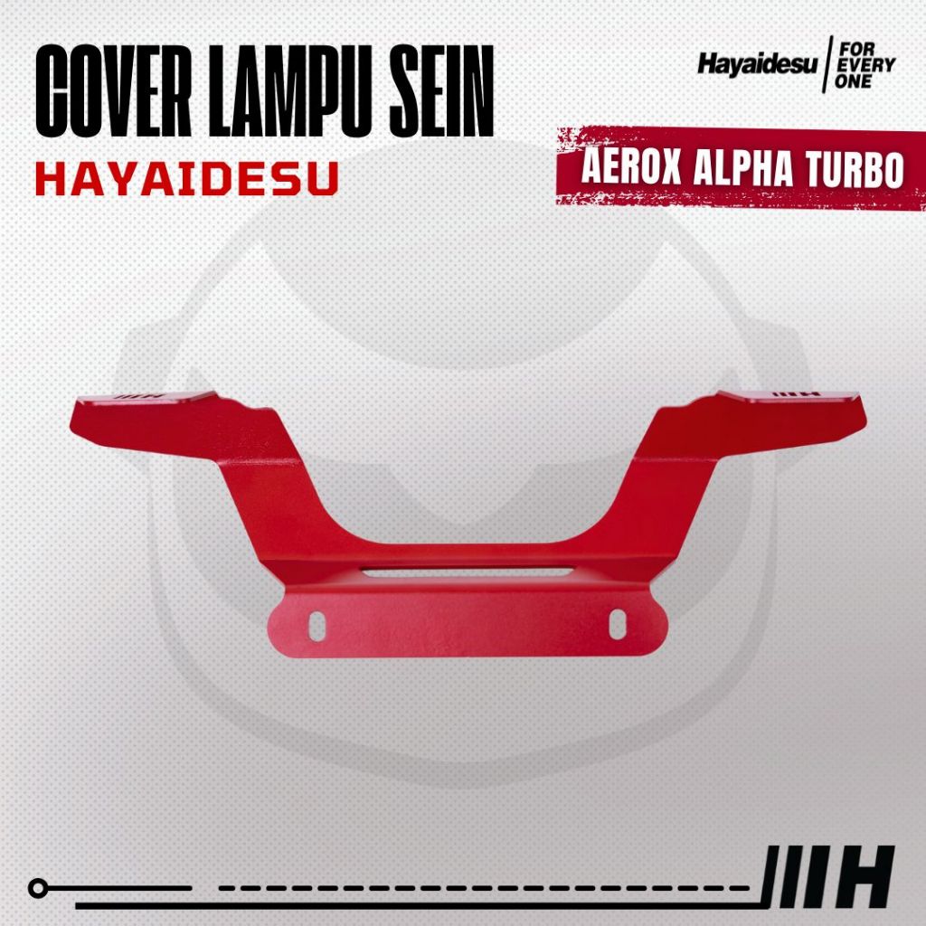 Hayaidesu Cover Pelindung Lampu Sein Belakang AEROX ALPHA Turbo/Standard/Cybercity