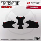 Hayaidesu Tank Pad & Tank Grip Yamaha R25 - Piranha Skin Motive