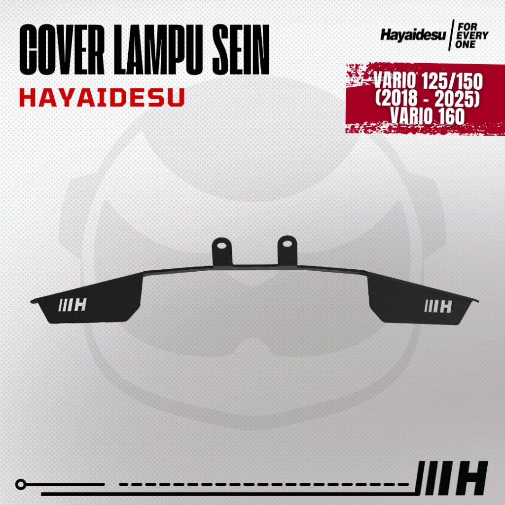 Hayaidesu Cover Pelindung Lampu Sein Belakang VARIO 125/150 (2018-2025) VARIO 160