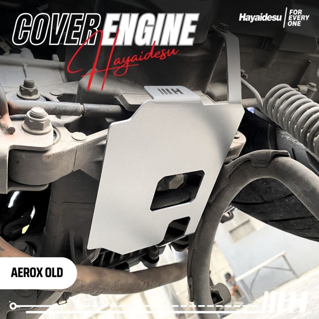 Hayaidesu ENGINE COVER Pelindung Bawah Mesin Motor Yamaha AEROX Old