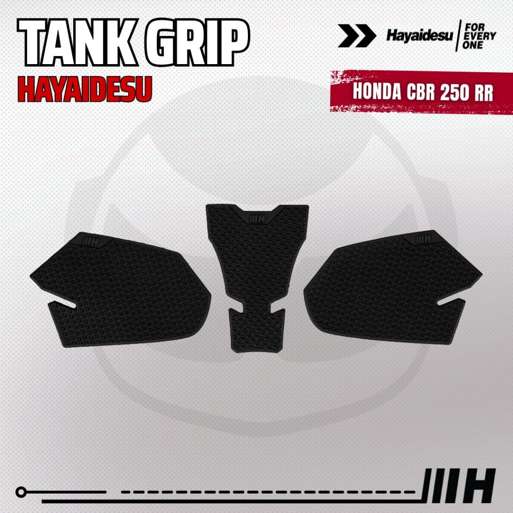 Hayaidesu Tank Pad & Tank Grip Honda CBR 250RR - Piranha Skin Motive