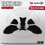 Hayaidesu Tank Pad & Tank Grip Cover Ninja 250 RR MONO - Piranha Skin Motive