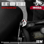 Hayaidesu Helmet Hook Extender Gantungan Pengait Helm Jok Motor Universal