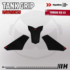 Hayaidesu Tank Pad & Tank Grip Yamaha R15 V2 - Piranha Skin Motive
