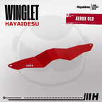 Hayaidesu Winglet Bawah Aerox OLD (2016-2020) - Steel Material Sporty Look High Quality