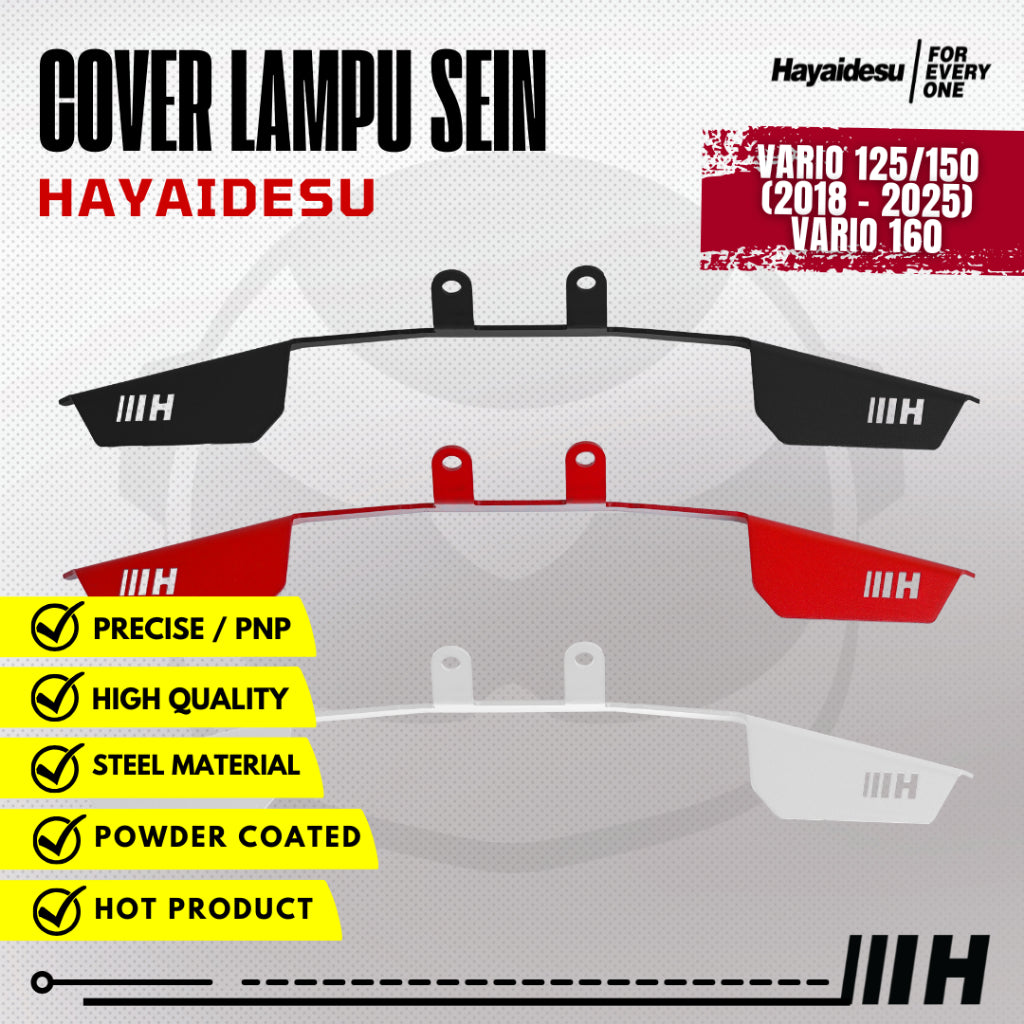 Hayaidesu Cover Pelindung Lampu Sein Belakang VARIO 125/150 (2018-2025) VARIO 160