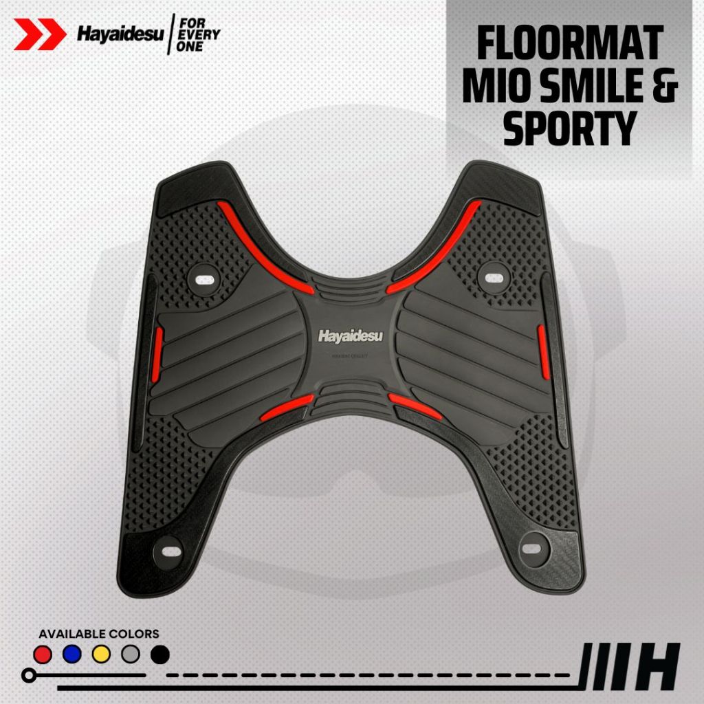 Hayaidesu Floor Mat MIO SMILE & SPORTY Karpet Motor - Premium Quality