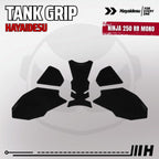 Hayaidesu Tank Pad & Tank Grip Cover Ninja 250 RR MONO - Piranha Skin Motive