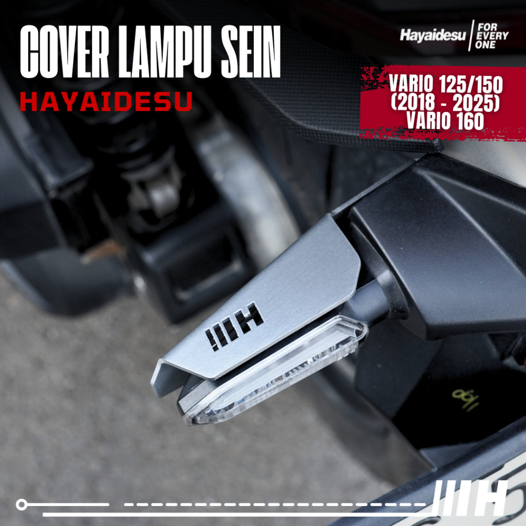 Hayaidesu Cover Pelindung Lampu Sein Belakang VARIO 125/150 (2018-2025) VARIO 160