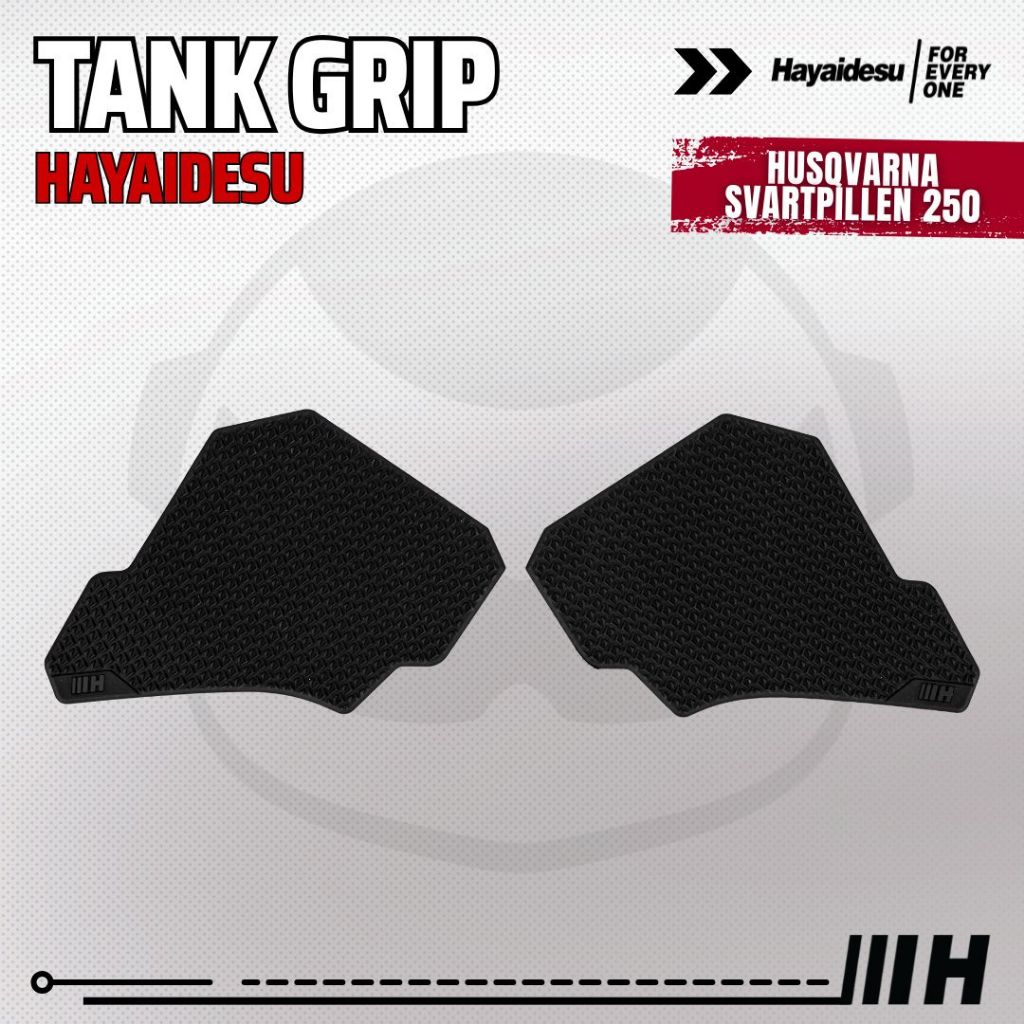 Hayaidesu Tank Grip HUSQVARNA SVARTPILLEN 250 - Piranha Skin Motive